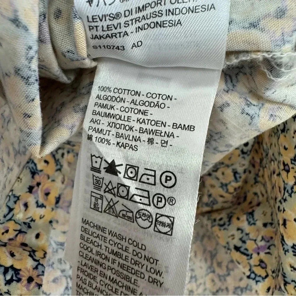 Levis Womens Elora floral blouse size XL - Picture 7 of 12